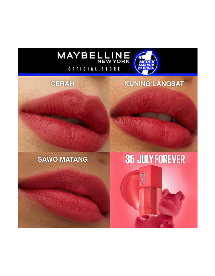 Maybelline Superstay Teddy Tint 35 JulyForever