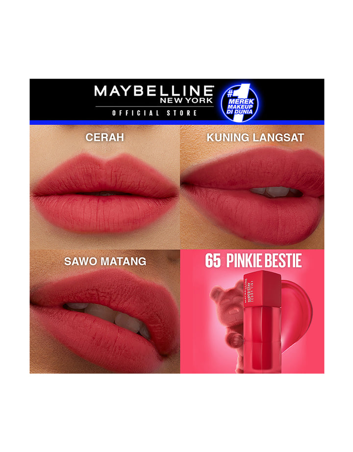 Maybelline Superstay Teddy Tint 65 PinkieBesti
