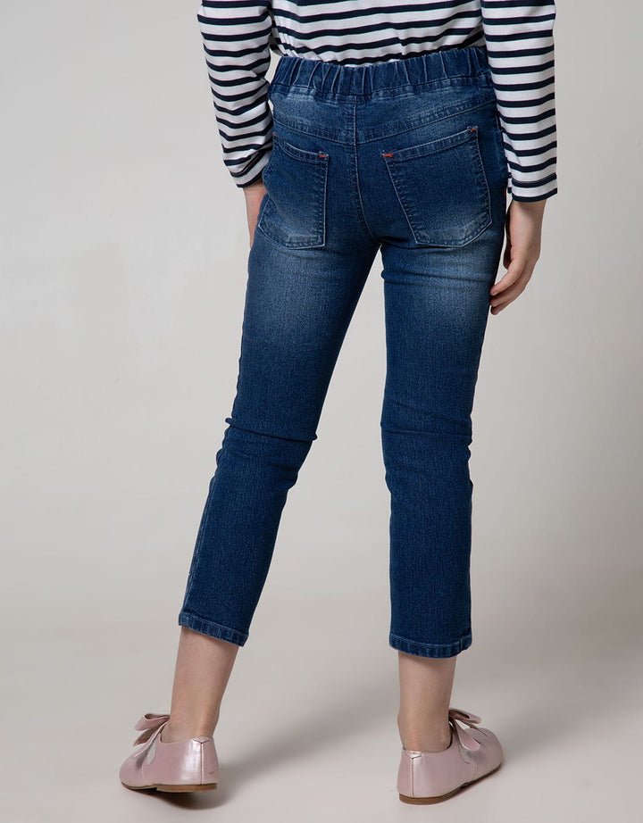PANTS DENIM BORDIR W