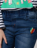PANTS DENIM BORDIR W