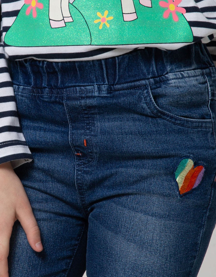 PANTS DENIM BORDIR W