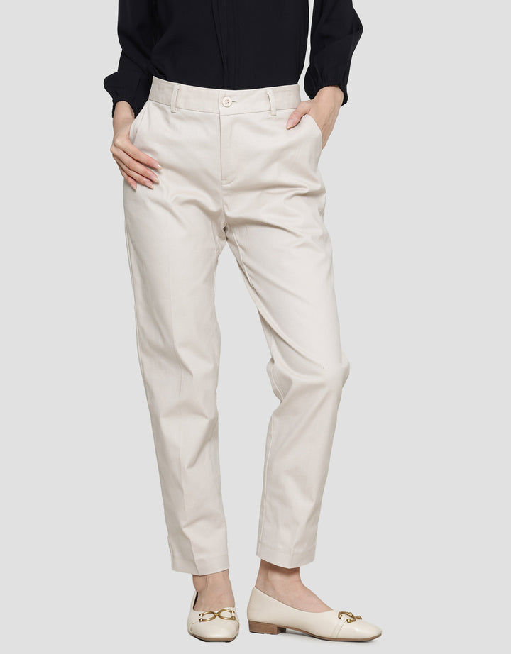 Connexion Twill Stretch Karet Blkg Celana Panjang Wanita