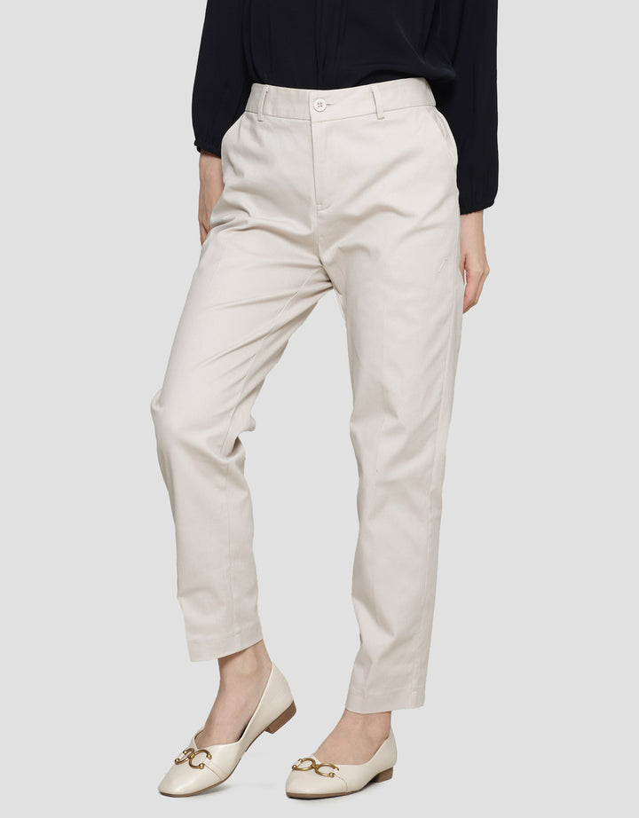 Connexion Twill Stretch Karet Blkg Celana Panjang Wanita