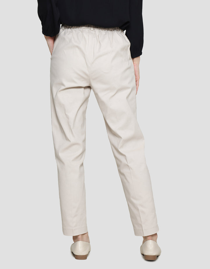 Connexion Twill Stretch Karet Blkg Celana Panjang Wanita