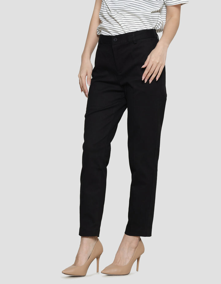 Connexion Twill Stretch Karet Blkg Celana Panjang Wanita