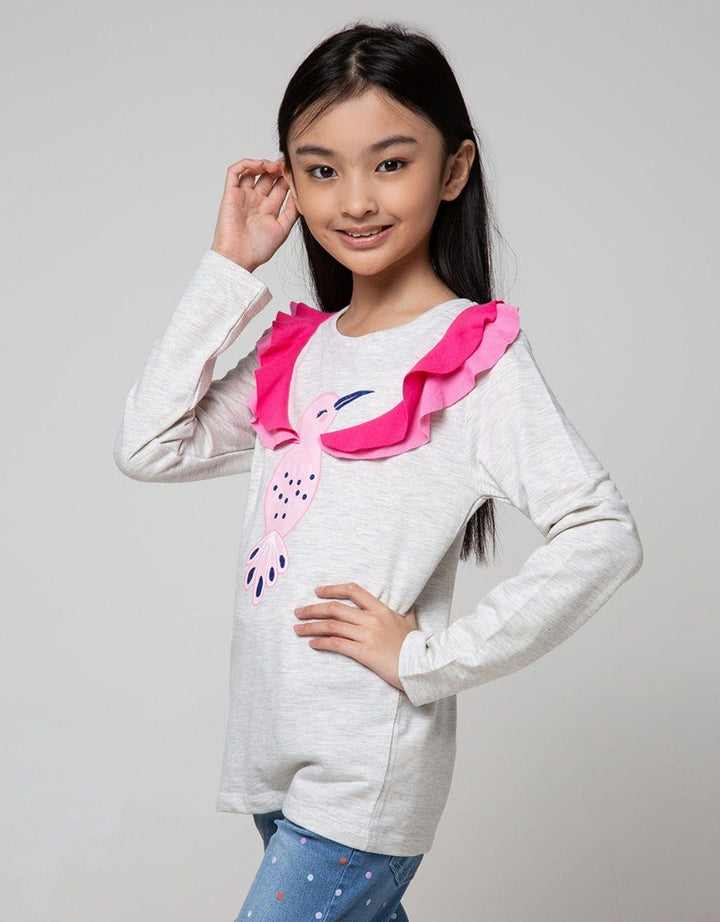 LS T-SHIRT BIRD WITH