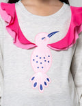 LS T-SHIRT BIRD WITH