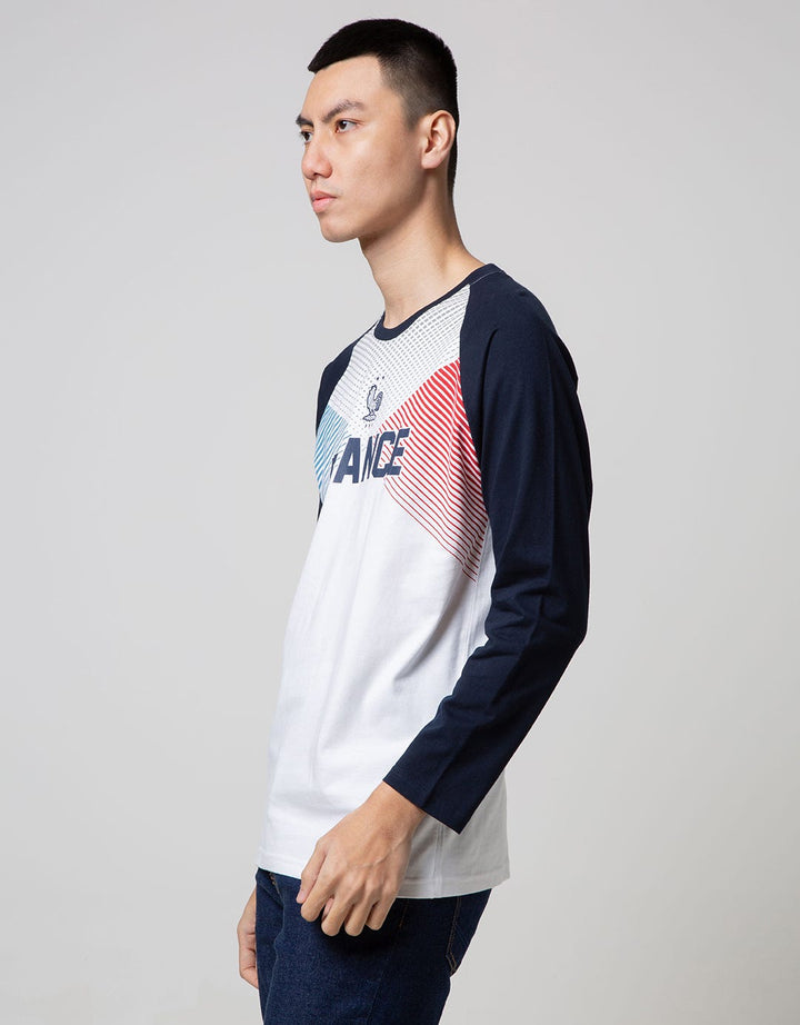 T Zone Long Sleeve Raglan T-Shirt Football France