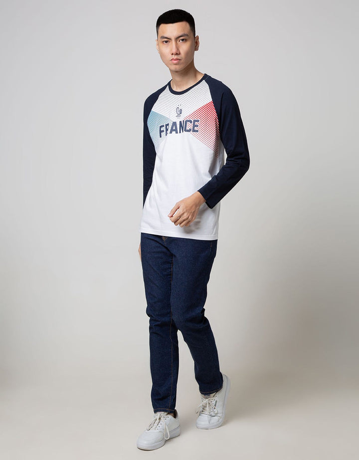 T Zone Long Sleeve Raglan T-Shirt Football France