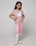Aero Happy Panda Girls Leggings Pants