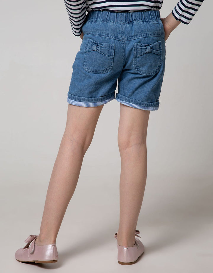 Little M Short Pants Silver Unicorn