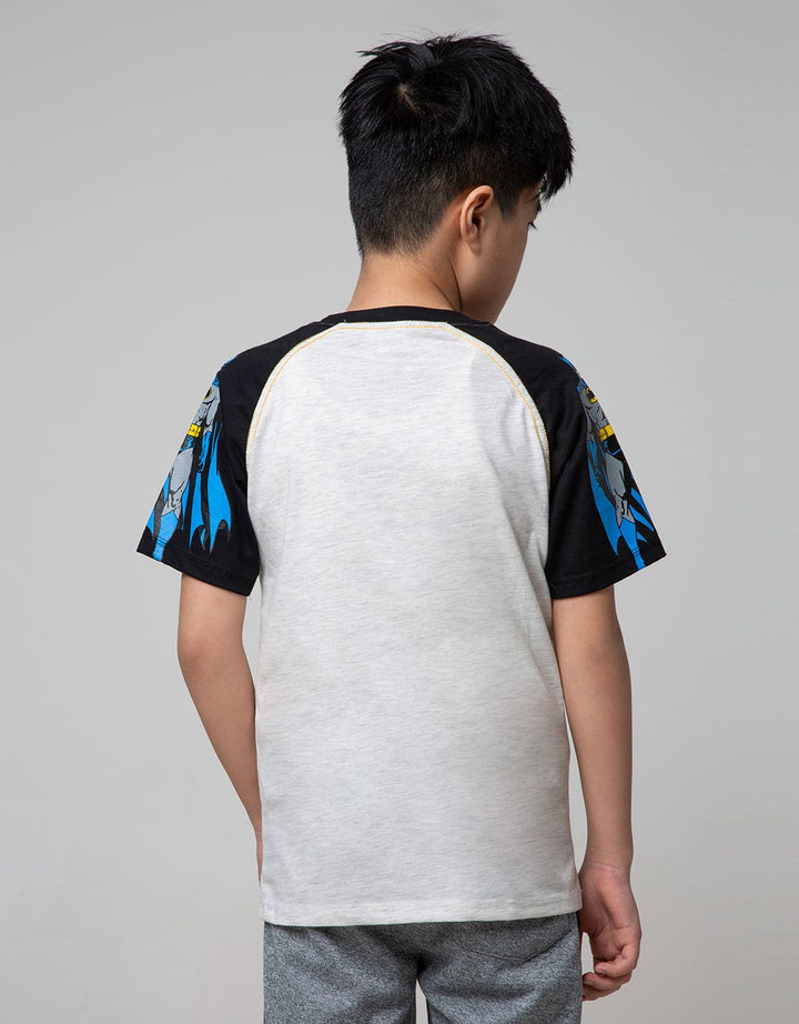 Batman Character Full Screen Printed Raglan T-Shirt