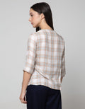 LS SHIRT CHECK RAYON