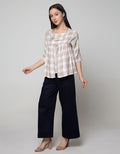LS SHIRT CHECK RAYON
