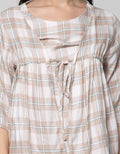 LS SHIRT CHECK RAYON