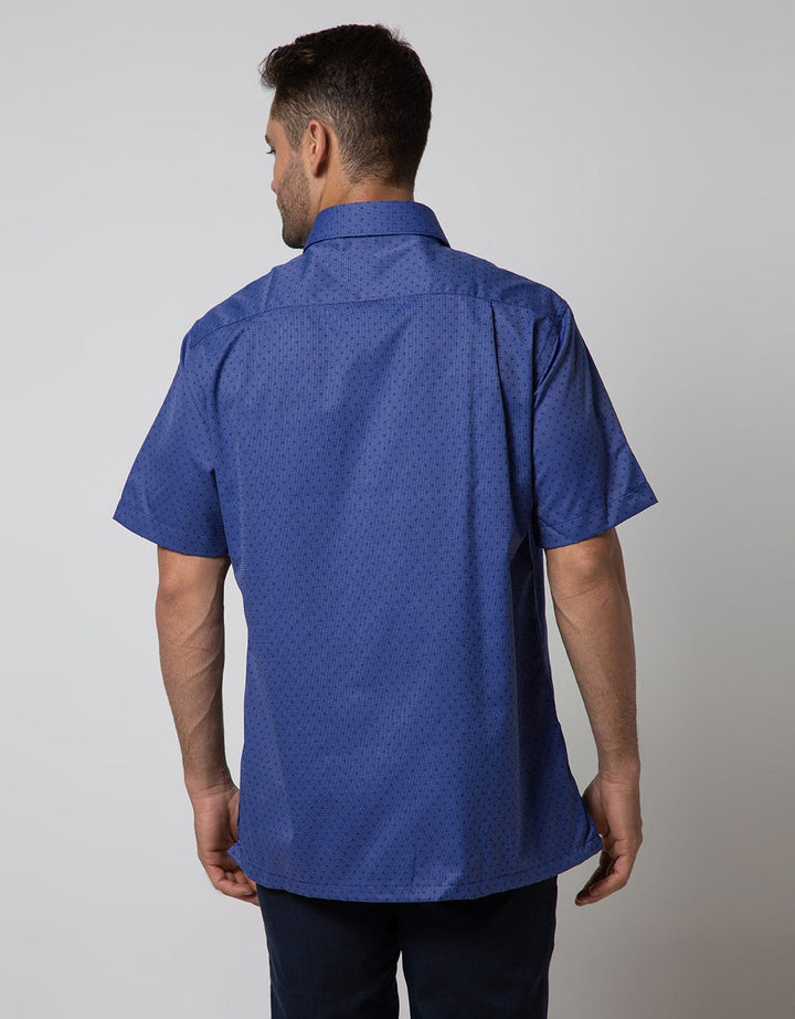 Arrow Short Sleeve Shirt Texture Azzaro