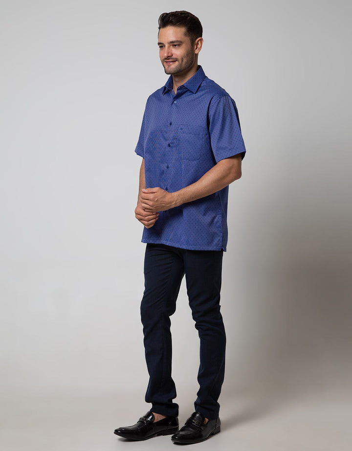 Arrow Short Sleeve Shirt Texture Azzaro