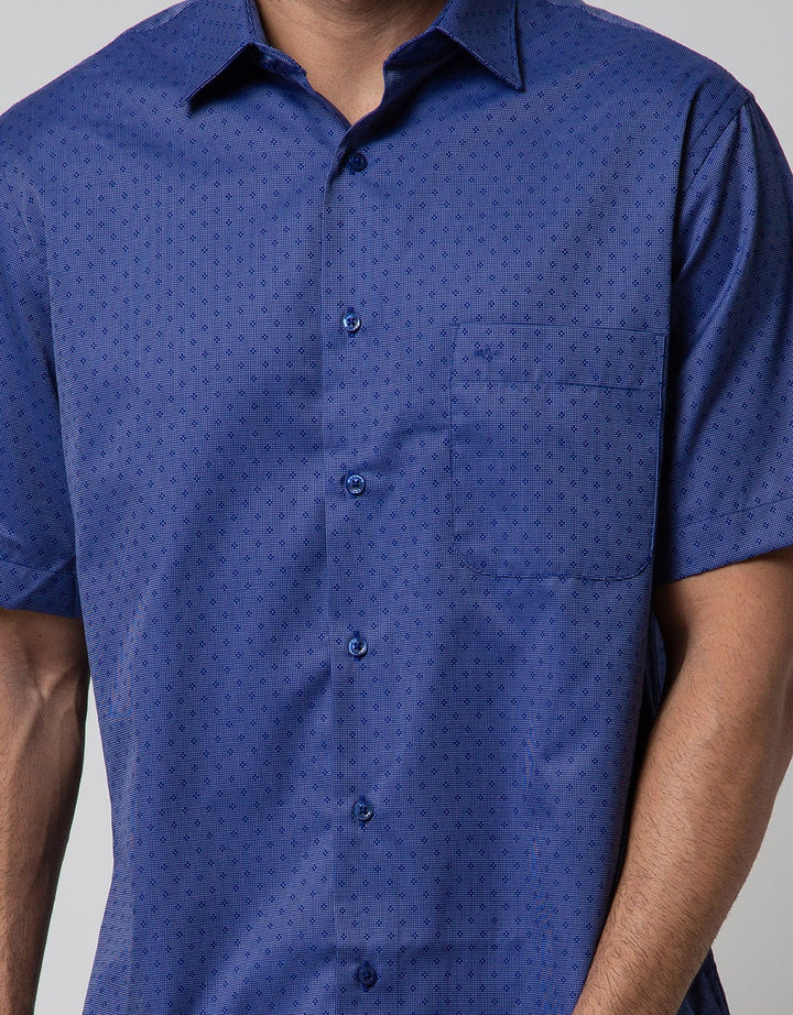 Arrow Short Sleeve Shirt Texture Azzaro