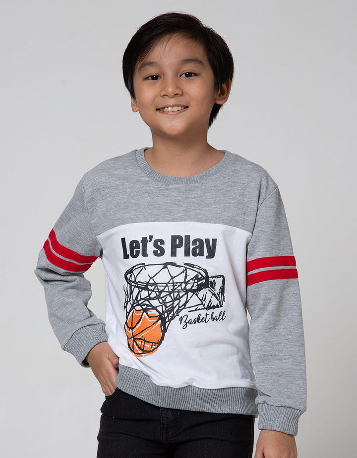 Little M Sweatshirt Lets Play
