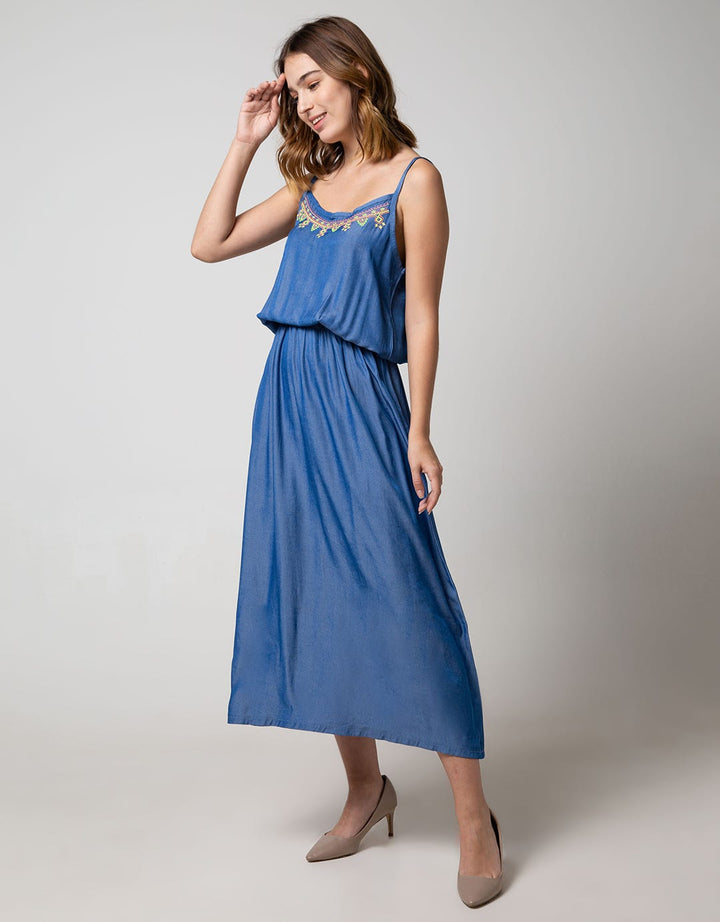 Nevada Long Jumpsuit Embroider 