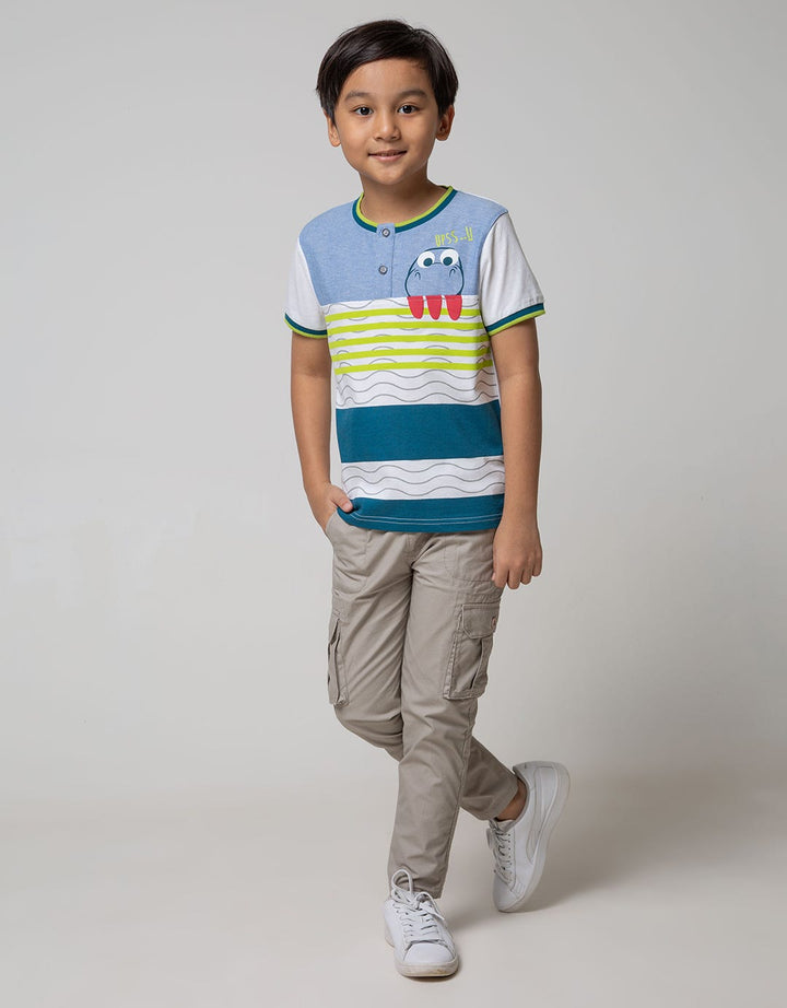 SS T-SHIRT HENLEY DI