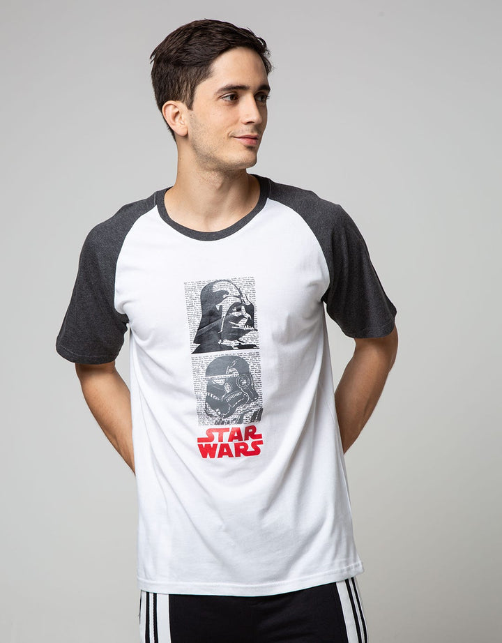 Star Wars Kaos Raglan Pria