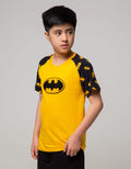 Character Batman Raglan T-shirt Fullprint Embroidered Logo