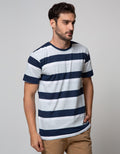 Details Short Sleeve T-Shirt Stripe Rotari