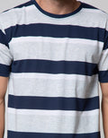 Details Short Sleeve T-Shirt Stripe Rotari