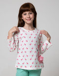 Little M Long Sleeve T-Shirt Screen Printed Flaminggo
