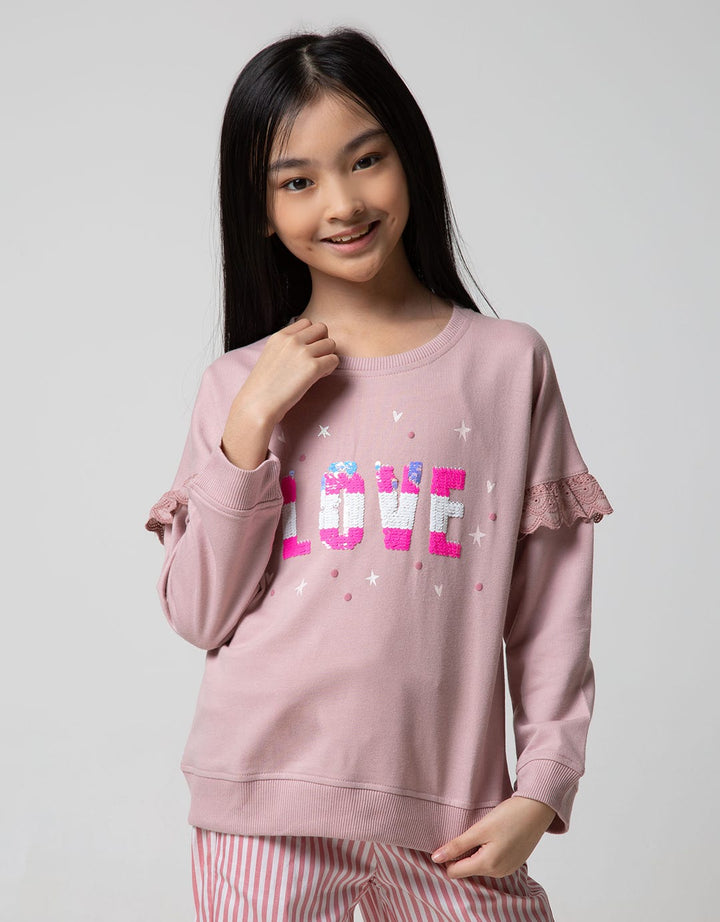 SWEATSHIRT SEQUIN LO