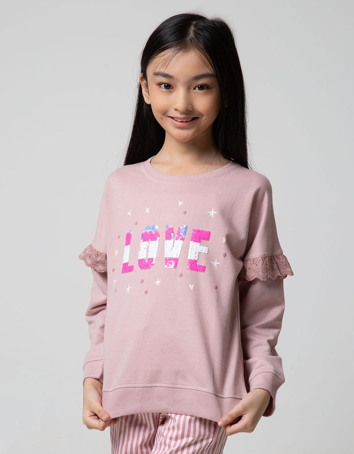 SWEATSHIRT SEQUIN LO