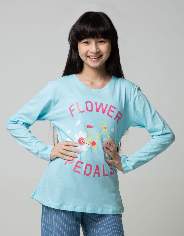 LS T-SHIRT KI FLOWER
