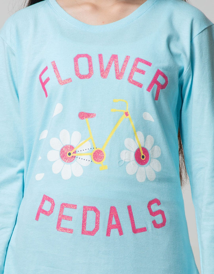 LS T-SHIRT KI FLOWER