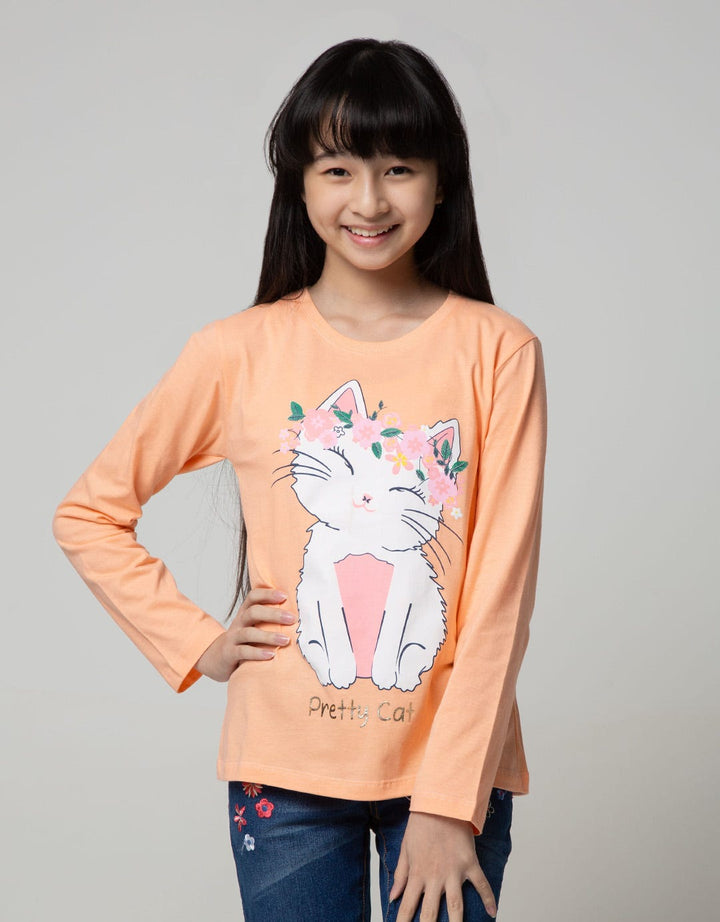 LS T-SHIRT KI CAT
