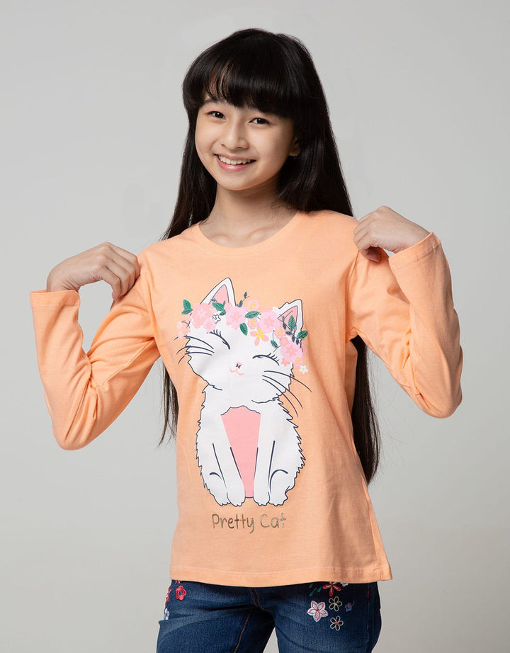 LS T-SHIRT KI CAT