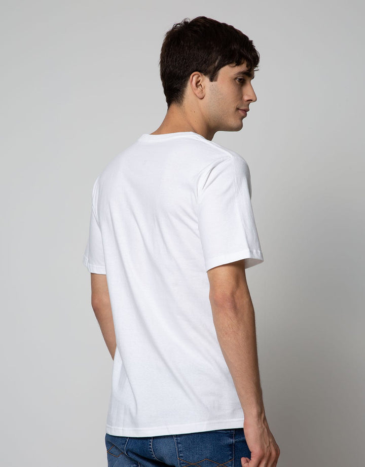 T Zone Short Sleeve T-Shirt Pocket Basic Tee Tone On Tone Kipb:White:S:Solid:Ss T-Shirt