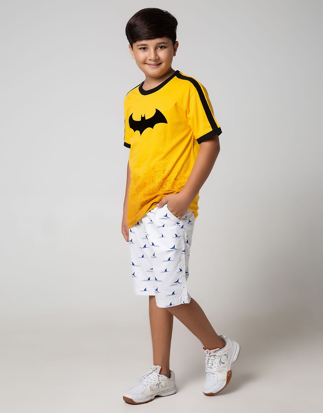 Batman Character Flocking Logo T-Shirt