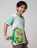 SS T-SHIRT DINO APPLI
