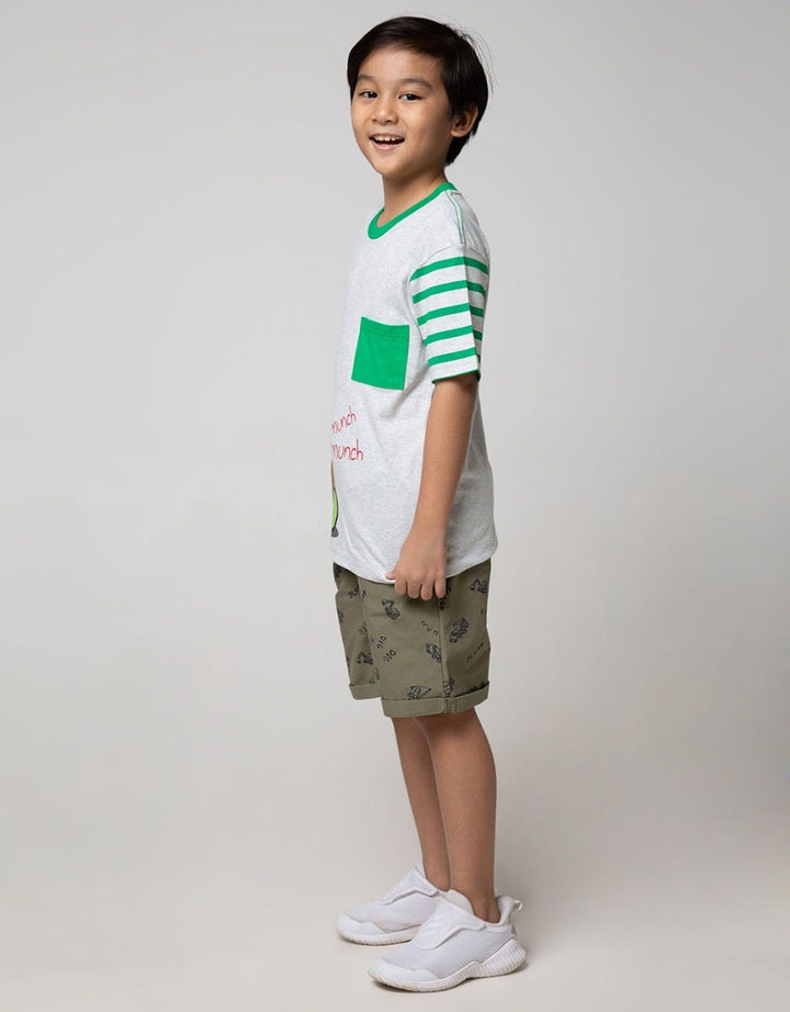 SS T-SHIRT DINO APPLI