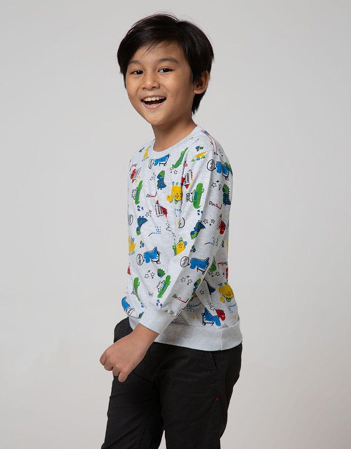 FULLPRINT SWEATER IN