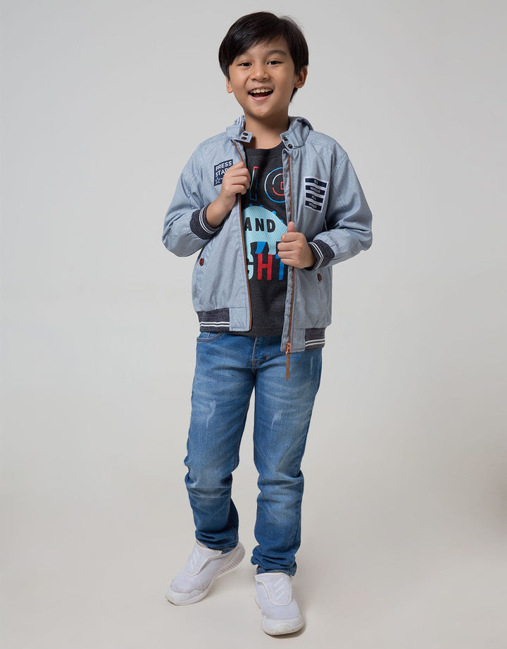PRINTED PARACHUTE JACKET
