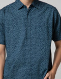 SS SHIRT PRINT LEAVE