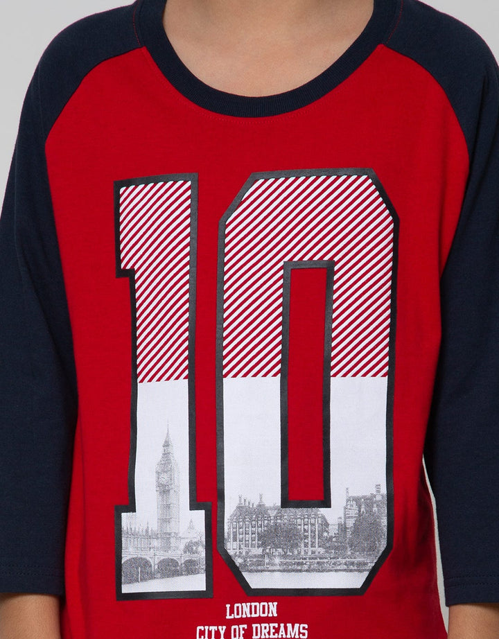 Nevada Long Sleeve Raglan T-Shirt Basic 10