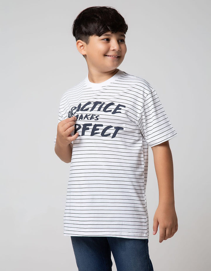 SS T-SHIRT KI STRIPE