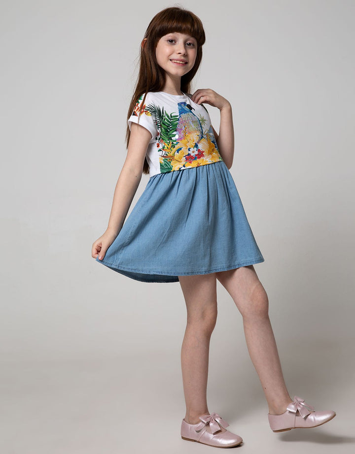 SS MIDI DRESS COMB