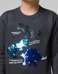 SWEATER SEQUIN DINO