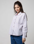 LS SHIRT WITH STRIPE