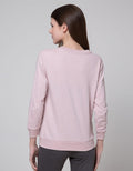 Sweater Bonjour Print Sweater Wanita