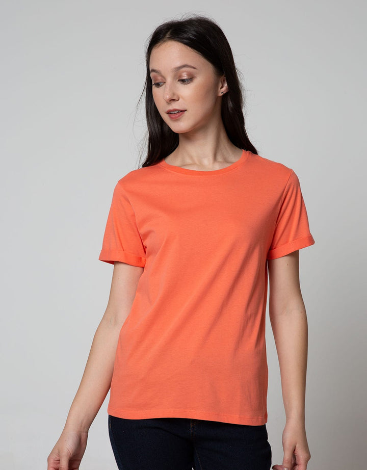 Phenomenal Short Sleeve T-Shirt Tangan Tekuk Plain